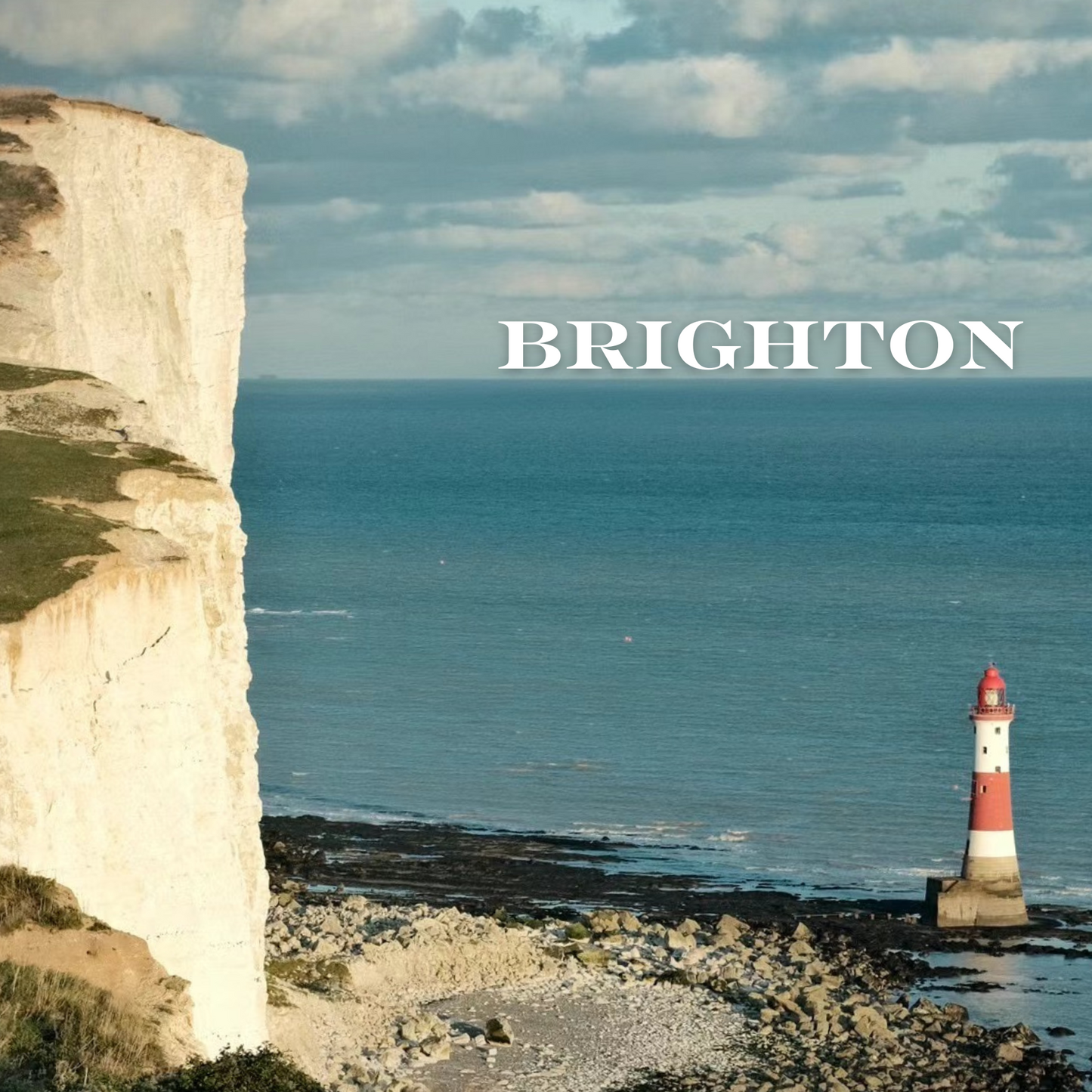 Beacon by the Sea – Brighton Lighthouse Postcard