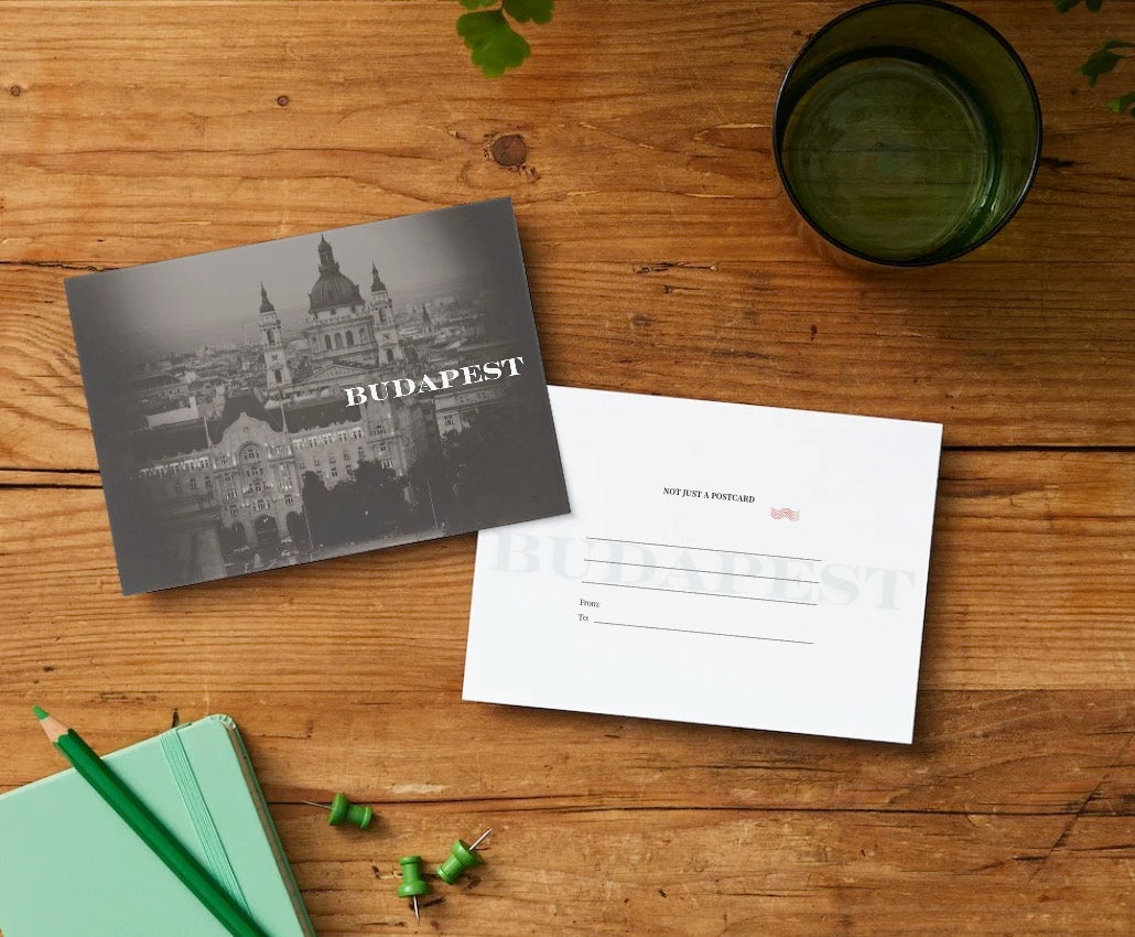 Budapest in Monochrome – Art Postcard