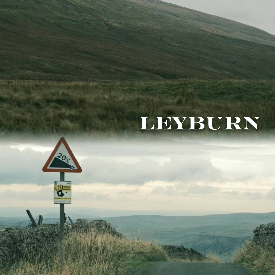 Leyburn Hillside Charm – Art Print Coaster