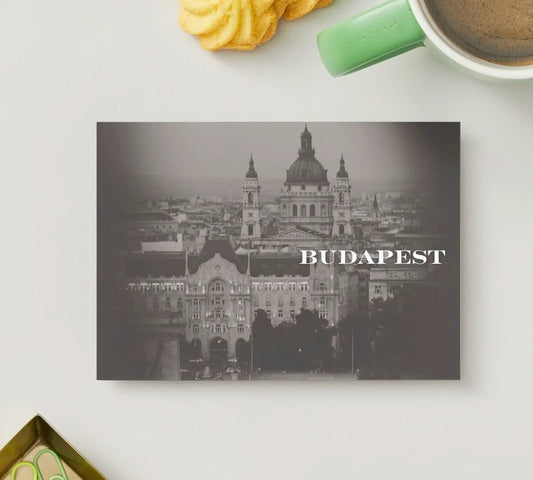 Budapest in Monochrome – Art Postcard