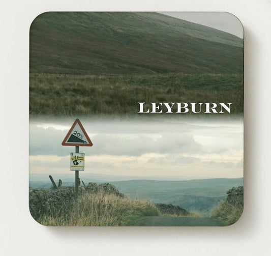 Leyburn Hillside Charm – Art Print Coaster